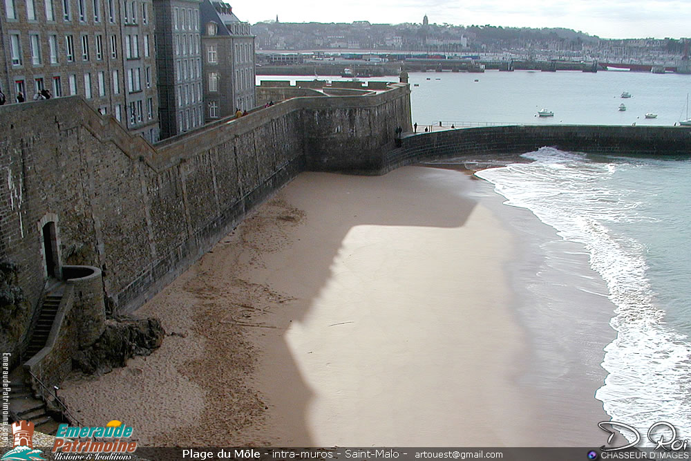 Plage du Môle - Saint-Malo intra-muros