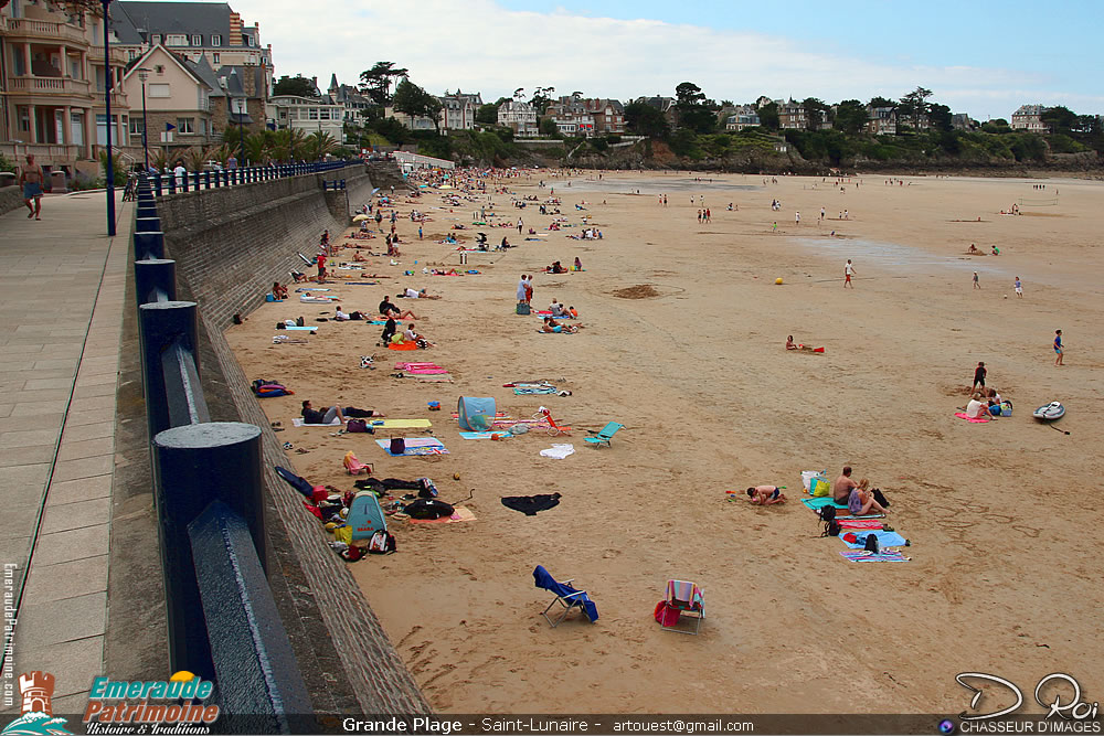 La Grande plage de Saint-Lunaire