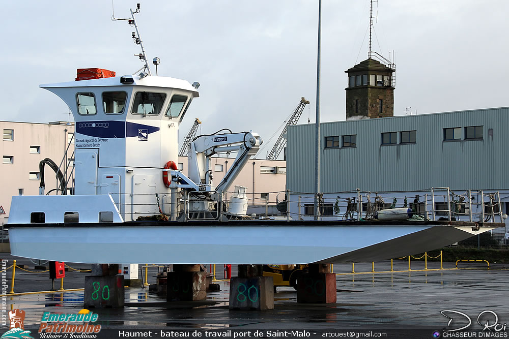 Haumet - bateau de travail port de Saint-Malo