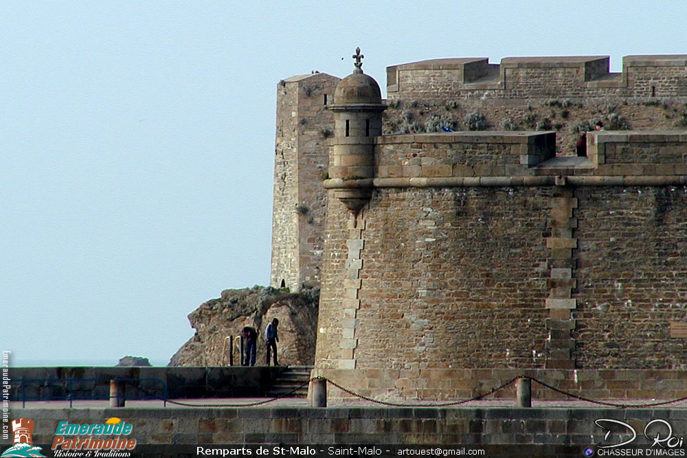 Muraille des remparts de Saint-Malo