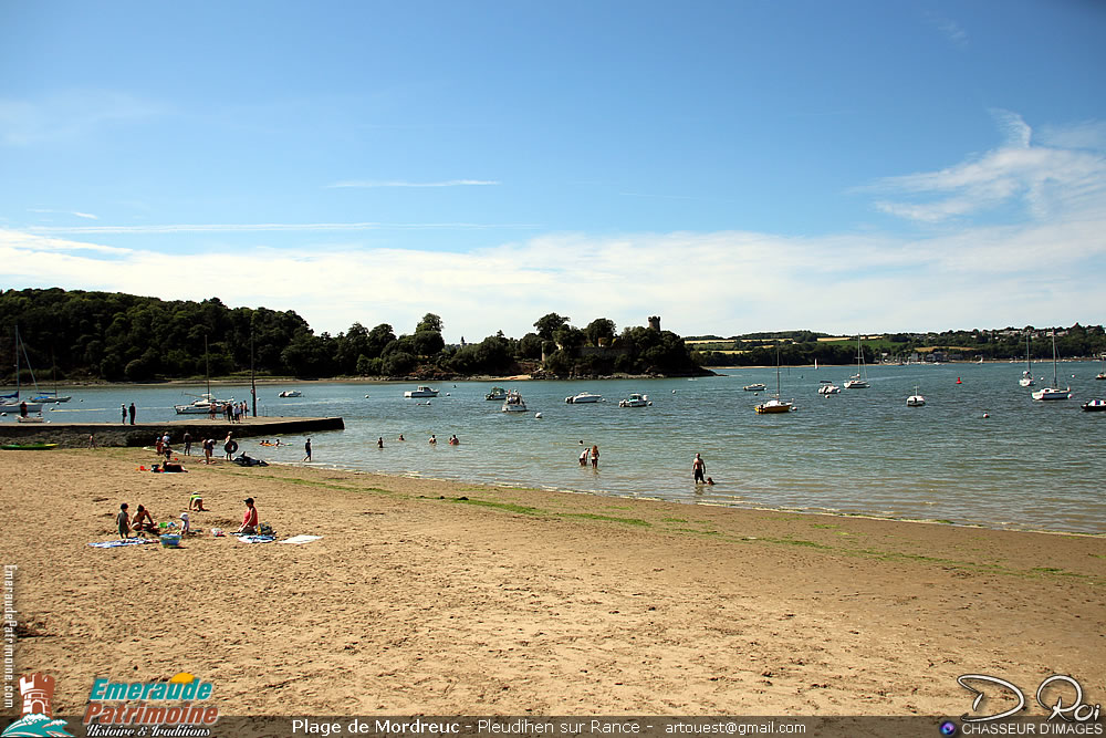 Plage de Mordreuc - Pleudihen sur Rance