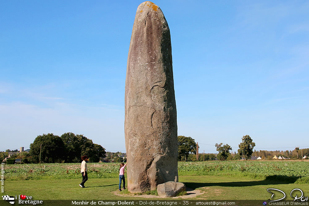 Menhir du Champ-Dolent - Dol de Bretagne