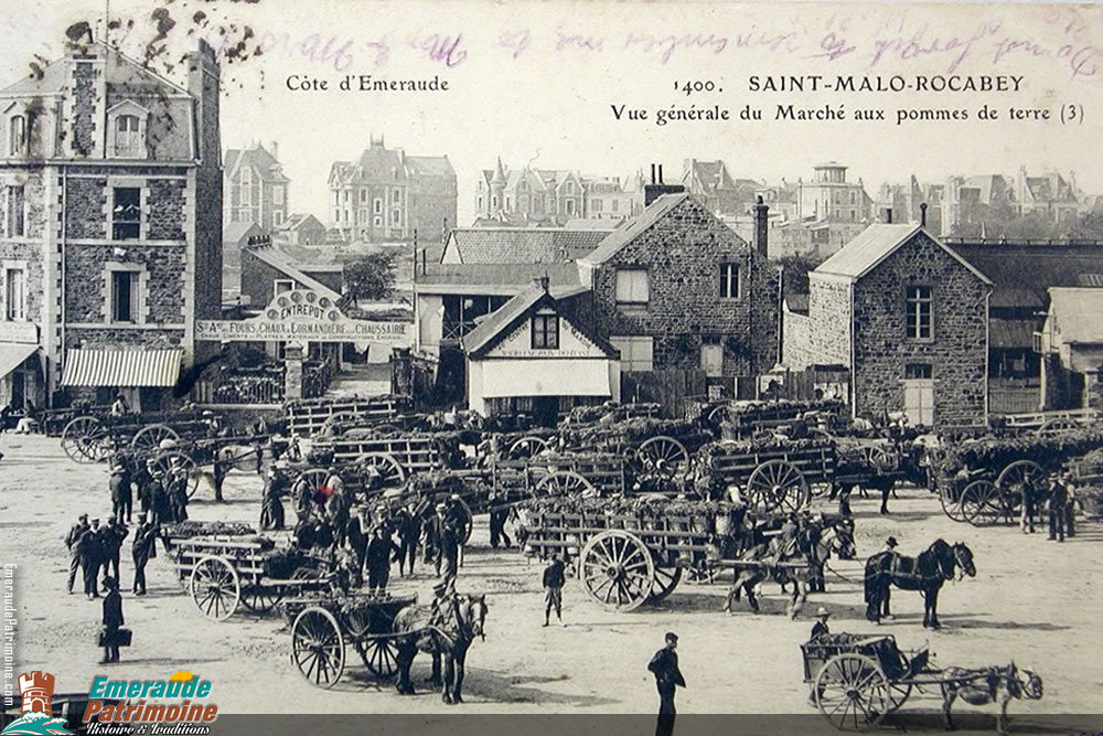 Marché aux pommes de terre - Saint-Malo Rocabey