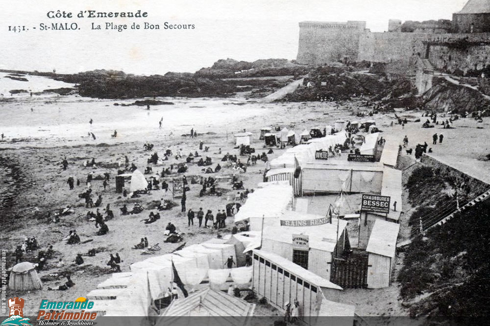 La Plage de Bon-Secours - St-Malo