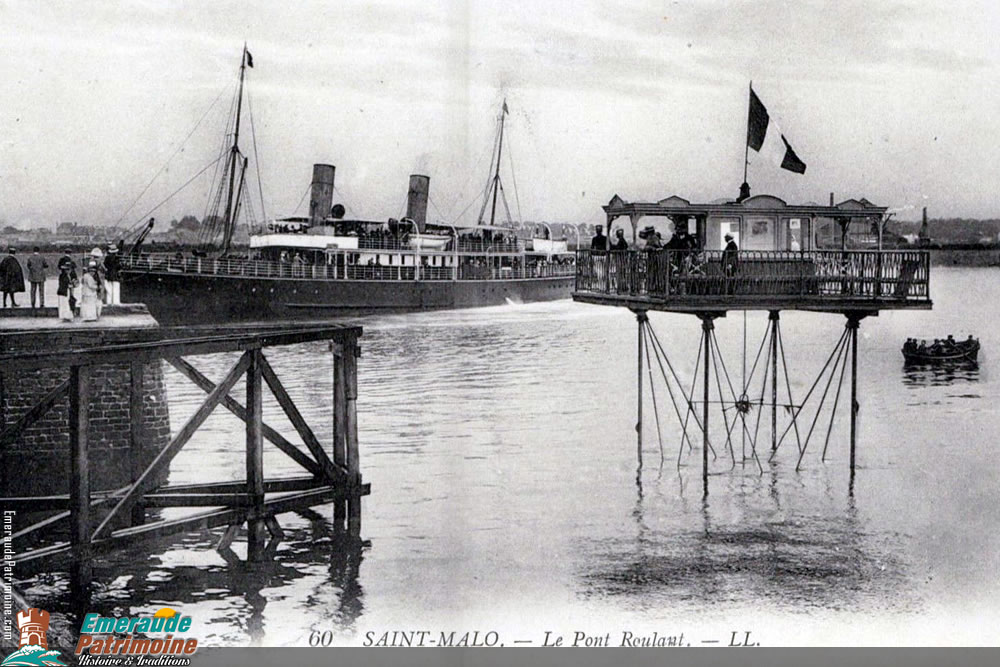 Pont roulant de Saint-Malo - Saint-Servan