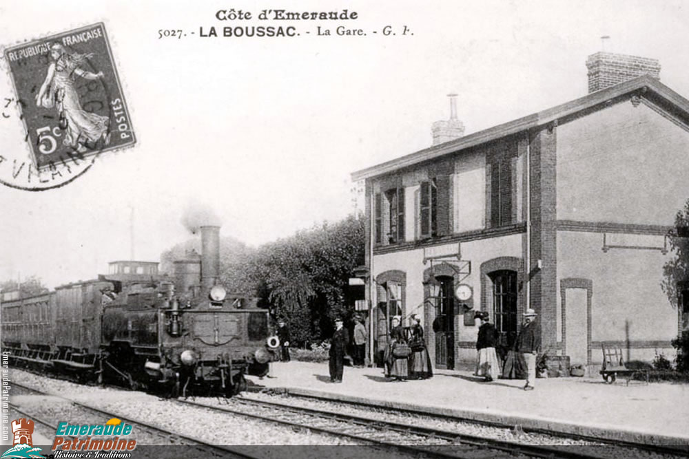 La Gare de La Boussac - Carte postale ancienne