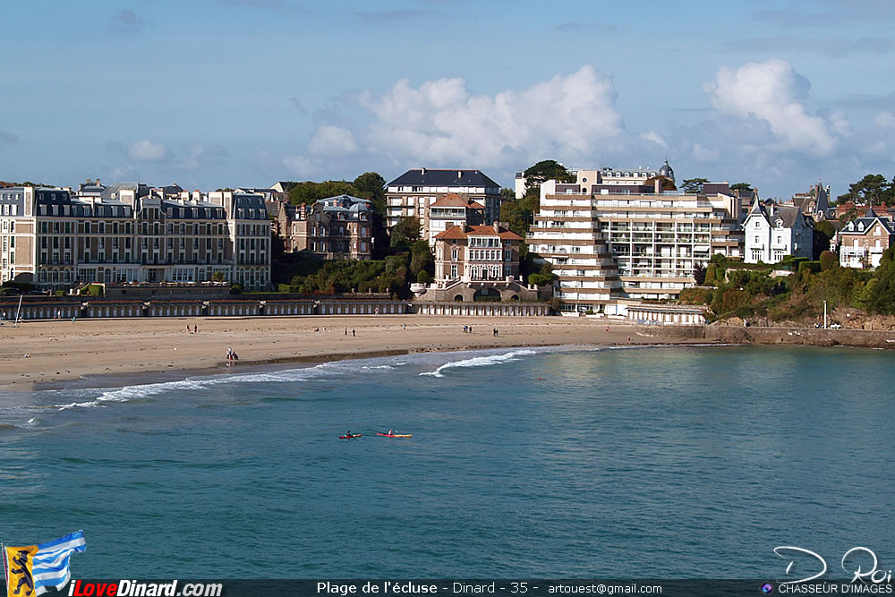 Plage de l'écluse de Dinard