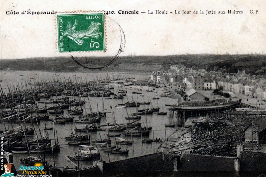 Le jour de la jetée aux huitres - Cancale