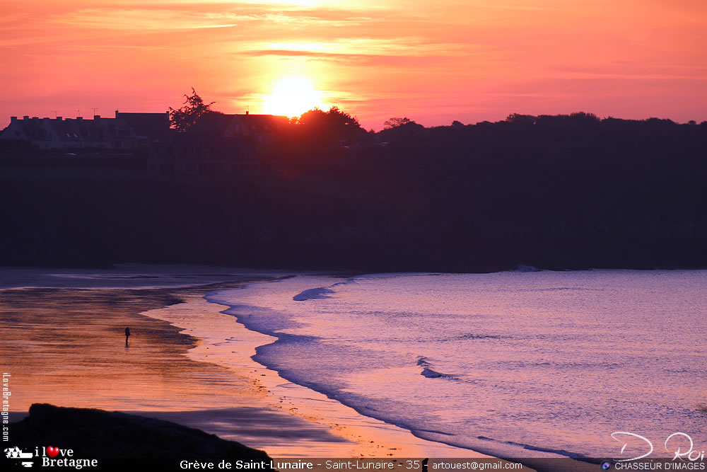 Grande plage de Saint-Lunaire